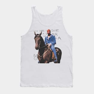 Bad Bunny Nadie Sabe Pose Tank Top